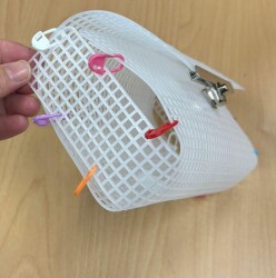 Angel Çanta Aksesuar 36X40 Cm Çanta Kanvas, Gümüş Kapak Aparatı Set - 4