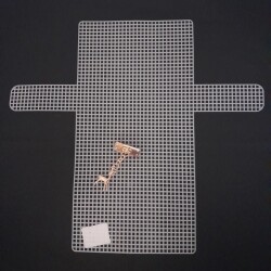 Angel Çanta Aksesuar 36x40 cm Kanvas Set Beyaz Renk Kanvas Light Gold Geyik Süs - 2