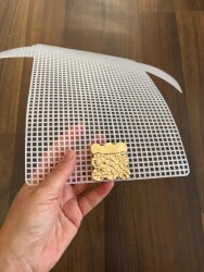 Angel Çanta Aksesuar 36x40 Cm Plastik Kanvas Mıknatıslı Kilitli - 4