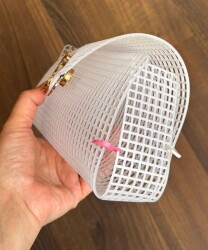 Angel Çanta Aksesuar 36x40 Cm Plastik Kanvas Mıknatıslı Kilitli - 8