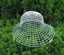 Angel Çanta Aksesuar 3D Şapka Şeklinde Beyaz Plastik Kanvas - 2