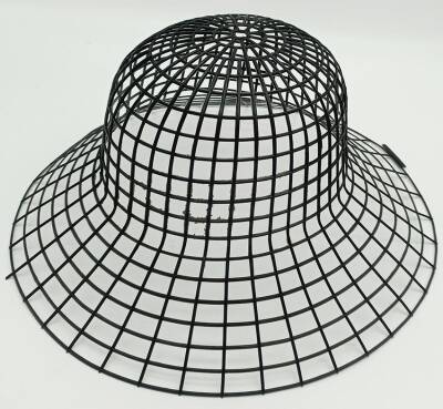 Angel Çanta Aksesuar 3D Şapka Şeklinde Siyah Plastik Kanvas - 1