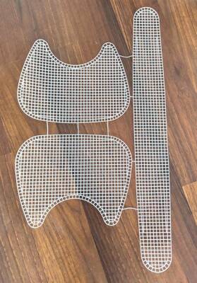 Angel Çanta Aksesuar İkili Kedi Model Beyaz Plastik Kanvas - 1