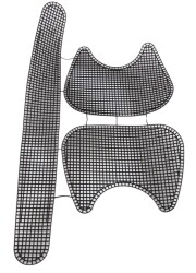 Angel Çanta Aksesuar İkili Kedi Model Siyah Plastik Kanvas - Angel Çanta Aksesuar