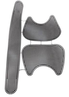 Angel Çanta Aksesuar İkili Kedi Model Siyah Plastik Kanvas - 1