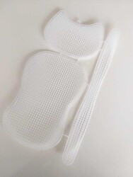 Angel Çanta Aksesuar Kedi Model Kanvas 42X19 cm Beyaz Renk - Angel Çanta Aksesuar