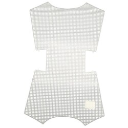 Angel Çanta Aksesuar Kelebek Model Plastik Kanvas Beyaz Renk - Angel Çanta Aksesuar