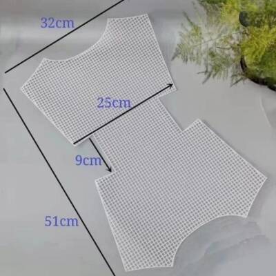 Angel Çanta Aksesuar Kelebek Model Plastik Kanvas Beyaz Renk - 2