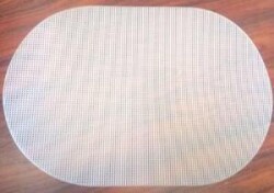 Angel Çanta Aksesuar Oval 46x30 Cm Plastik Kanvas - Angel Çanta Aksesuar