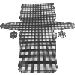 Angel Çanta Aksesuar Plastik Kanvas Siyah Renk 22X44 Cm - Angel Çanta Aksesuar