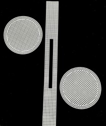 Angel Çanta Aksesuar Yuvarlak Çanta Kanvas Seti Beyaz - 2