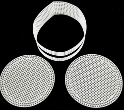 Angel Çanta Aksesuar Yuvarlak Çanta Kanvas Seti Beyaz - 5