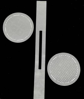 Angel Çanta Aksesuar Yuvarlak Çanta Kanvas Seti Beyaz - 2