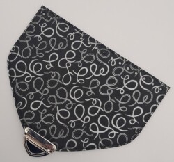 Angel Çanta Aksesuar 22.5x18 cm Suni Deri Desenli Siyah Renk Kapak Gümüş Metalli - 3