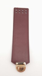 Angel Çanta Aksesuar Bordo Renk Suni Deri 25X6 Cm Çanta Kapağı - Angel Çanta Aksesuar