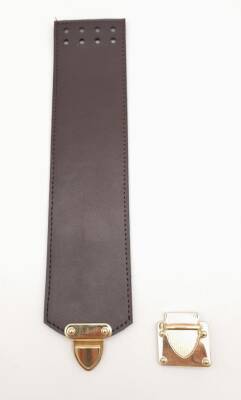 Angel Çanta Aksesuar Kahverengi Suni Deri 25X6 Cm Çanta Kapağı - 2