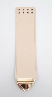 Angel Çanta Aksesuar Krem Renk Suni Deri 25X6 Cm Çanta Kapağı - 1