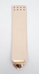 Angel Çanta Aksesuar Krem Renk Suni Deri 25X6 Cm Çanta Kapağı - Angel Çanta Aksesuar