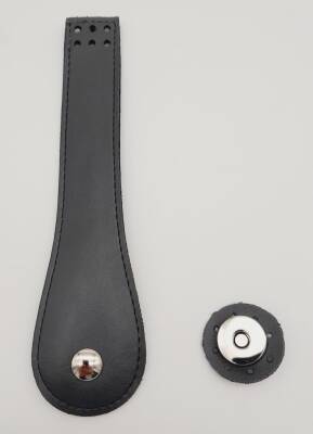 Angel Çanta Aksesuar Suni Deri Armut İstiridye Model Kapak Gri Gümüş Metalli - 1