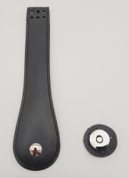 Angel Çanta Aksesuar Suni Deri Armut İstiridye Model Kapak Gri Gümüş Metalli - Angel Çanta Aksesuar