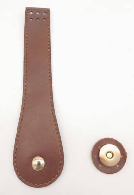 Angel Çanta Aksesuar Suni Deri Armut İstiridye Model Kapak Taba Light Gold Metalli - 1