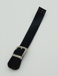 Angel Çanta Aksesuar Tek Kat 18 Cm Suni Deri Siyah Kapak Gümüş Metal - Angel Çanta Aksesuar