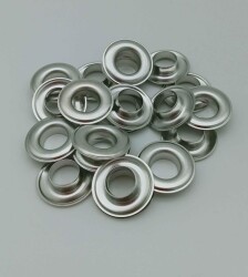 Angel Çanta Aksesuar Gümüş Renk 10'Lu Kuşgözü Kapsül 26 Numara - Angel Çanta Aksesuar