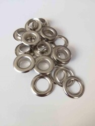 Angel Çanta Aksesuar Gümüş Renk 10'Lu Kuşgözü Kapsül 28 Numara - Angel Çanta Aksesuar