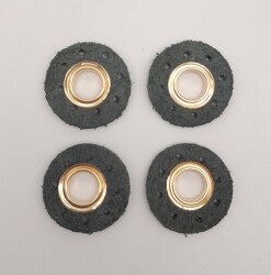 Angel Çanta Aksesuar Siyah Gerçek Derili 4 lü Kuşgözü Light Gold - 2