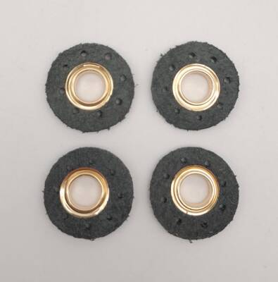 Angel Çanta Aksesuar Siyah Gerçek Derili 4 lü Kuşgözü Light Gold - 2