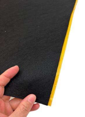 Angel Çanta Aksesuar 2 mm Yapışkanlı Keçe 100x45 Cm Siyah - 2