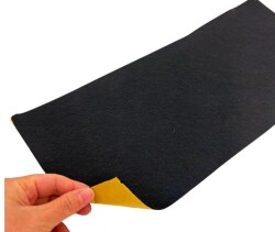 Angel Çanta Aksesuar 2 mm Yapışkanlı Keçe 20x45 Cm Siyah - Angel Çanta Aksesuar