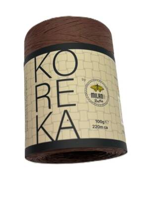 Angel Çanta Aksesuar Koreka Rafya Koyu Kahve 2 Renk - 1