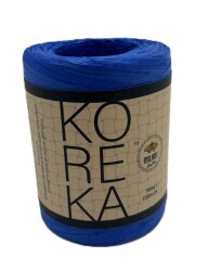 Angel Çanta Aksesuar Koreka Rafya Mavi Renk - Angel Çanta Aksesuar