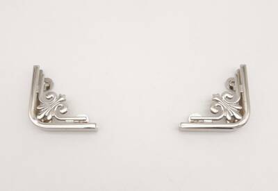 Angel Çanta Aksesuar 2 Li Gümüş Renk Köşe Aparatı - 2