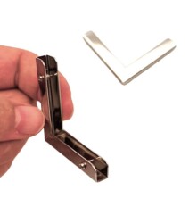 Angel Çanta Aksesuar 2 Li Gümüş Renk Köşe Aparatı V Model - Angel Çanta Aksesuar