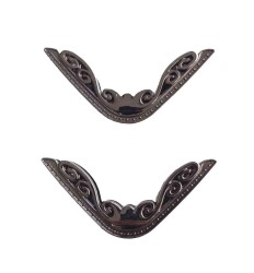 Angel Çanta Aksesuar 2Li Füme Köşe Aparatı Süslü Model - Angel Çanta Aksesuar