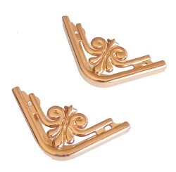 Angel Çanta Aksesuar 2'Li Light Gold Renk Köşe Aparatı - Angel Çanta Aksesuar