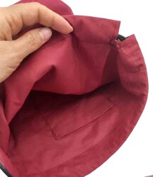 Angel Çanta Aksesuar Hazır Kova Çanta Astarı Bordo Renk - 2