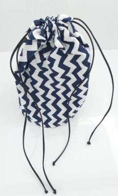 Angel Çanta Aksesuar Hazır Kova Çanta Astarı Zigzag Desen - 1