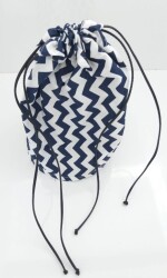 Angel Çanta Aksesuar Hazır Kova Çanta Astarı Zigzag Desen - Angel Çanta Aksesuar