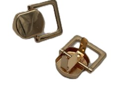 Angel Çanta Aksesuar 2 Cm Light Gold Renk Kulpluk 2 Adet - 2