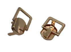 Angel Çanta Aksesuar 2 Cm Light Gold Renk Kulpluk 2 Adet - 3