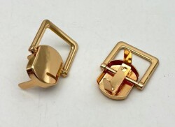 Angel Çanta Aksesuar 2 Cm Light Gold Renk Kulpluk 2 Adet - Angel Çanta Aksesuar