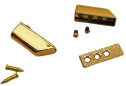 Angel Çanta Aksesuar 8 Mm Light Gold Renk Vidalı Kulpluk 2 Adet - 3