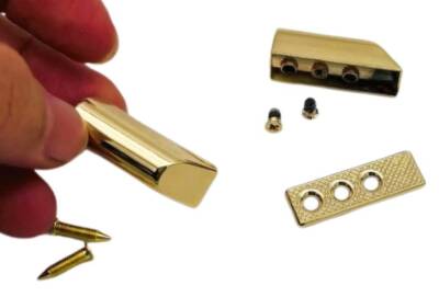 Angel Çanta Aksesuar 8 Mm Light Gold Renk Vidalı Kulpluk 2 Adet - 4