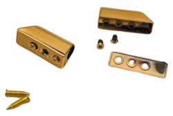 Angel Çanta Aksesuar 8 Mm Light Gold Renk Vidalı Kulpluk 2 Adet - 5