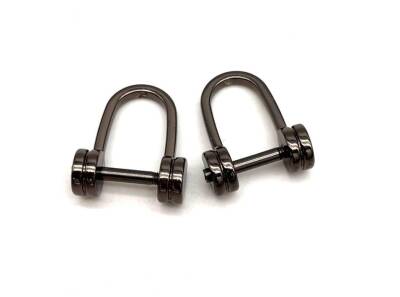 Angel Çanta Aksesuar Füme Renk Vidalı Kulpluk 2 Adet - 1