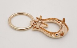 Angel Çanta Aksesuar Lale Model Light Gold Renk Kulpluk 1 Adet - 2