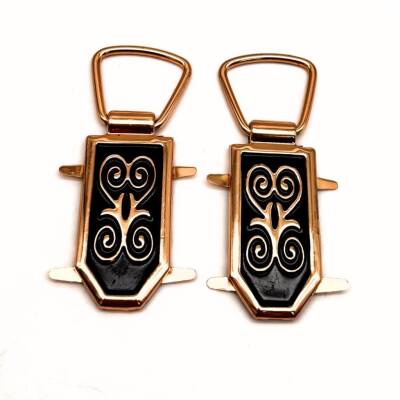 Angel Çanta Aksesuar Light Gold Metal Kulpluk 2 Adet Model:1 - 1